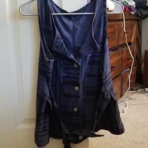 Lucky brand, size L, blue tank top